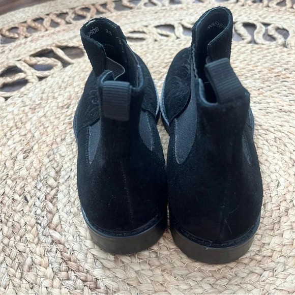 ROBERT GRAHAM WOODMAN BOOTS BLACK FLORAL SUEDE 9.5 - Picture 4 of 7